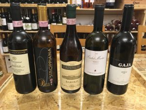 Et lækkert udvalg af vine fra Barolo